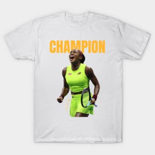 Coco Gauff Tennis player USA Open T-Shirt